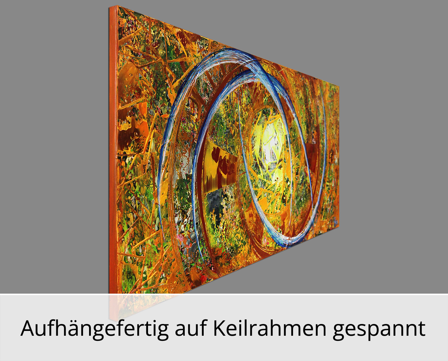 R. König: "New Horizons II", abstraktes Originalgemälde (Unikat)