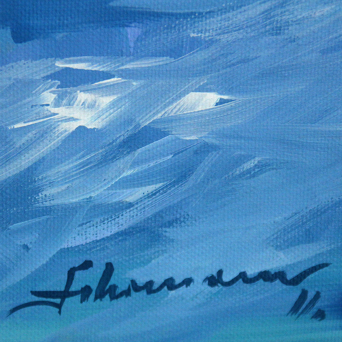 Zeitgenössische Malerei von Uwe Fehrmann: "Wolken II" (A)
