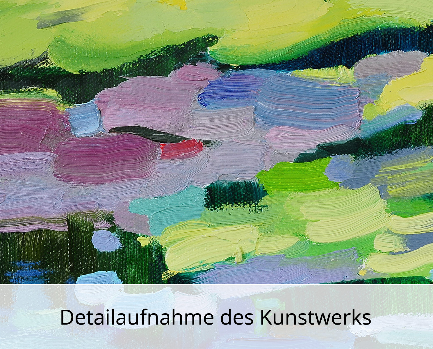 A. Larrett: "Frühlingshochwasser - 8", Pleinairmalerei in Öl, Original/Unikat