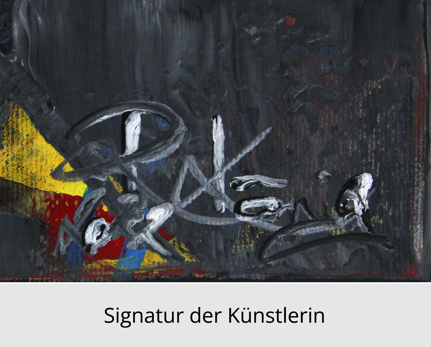R. König: "Vibrant III", abstraktes Originalgemälde (Unikat)