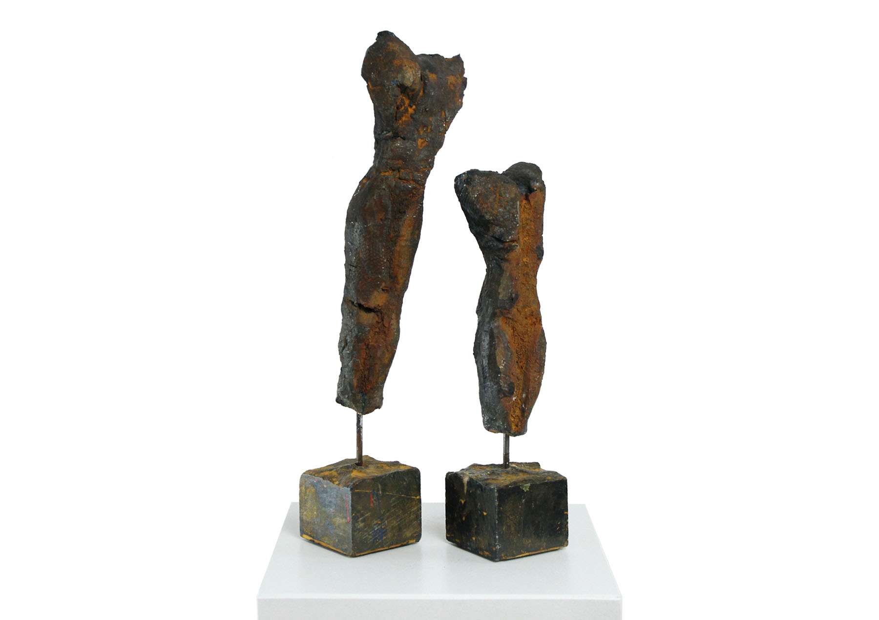Zeitgenössische Skulptur, Ilona Schmidt: "Im Dialog (Paar)" (A)