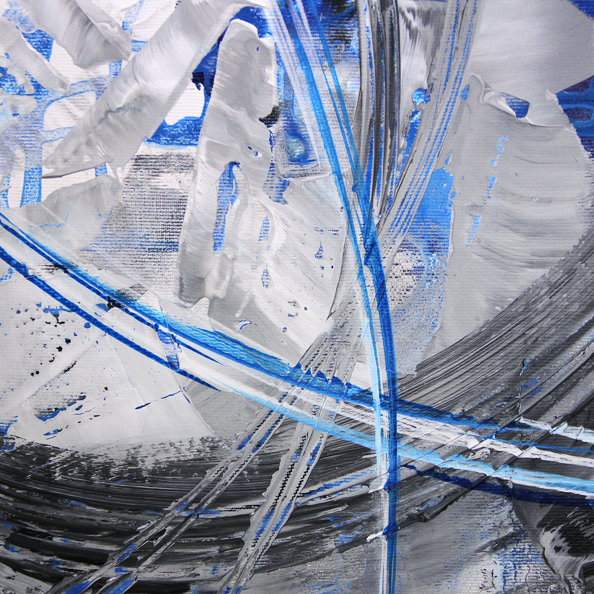 Acrylbilder, R.König: "Fragments of liquid Ice I" (ri)