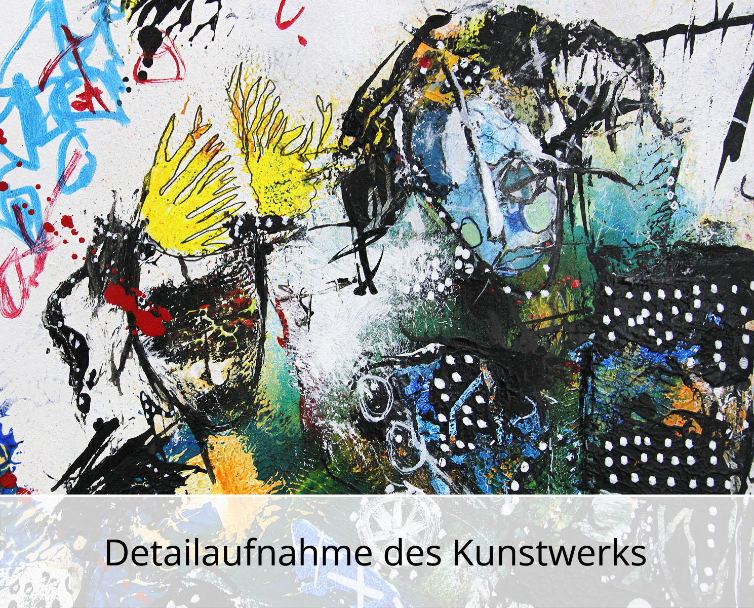 I. Schmidt: "Streetwarrior II", zeitgenössische Grafik/Malerei, Original/Unikat