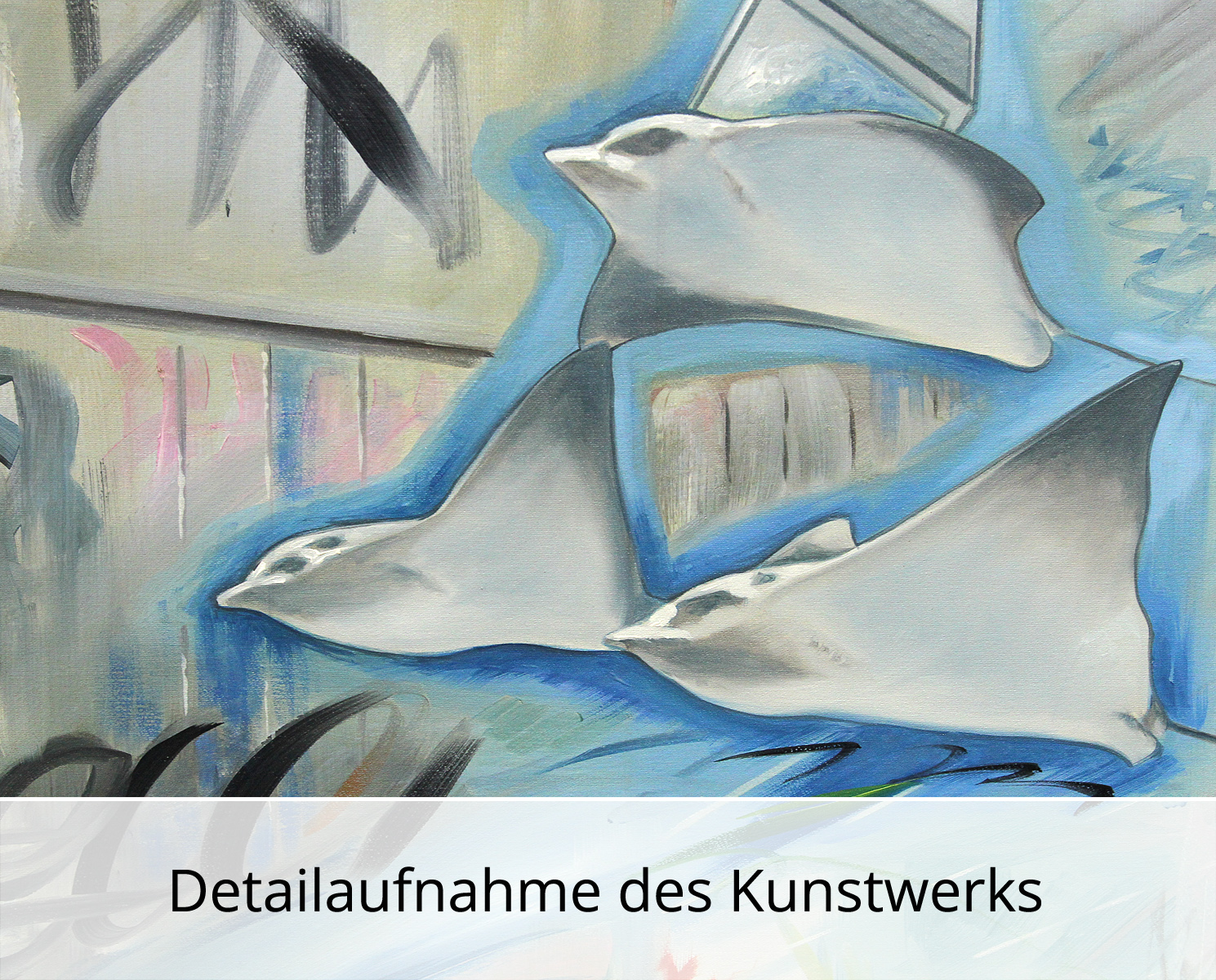 Kunstdruck, U. Fehrmann: "Ablenkung", signierte Edition