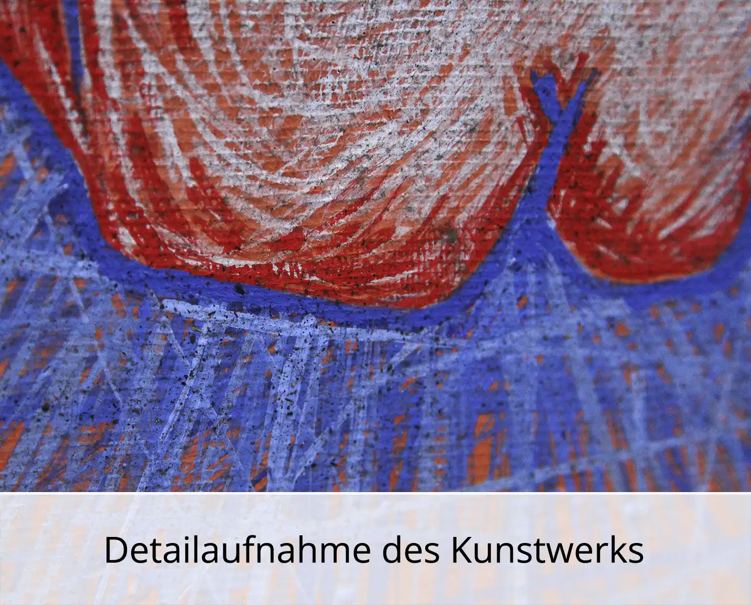 C. Blechschmidt: "Wind im Haar", Original/Unikat, zeitgenössisches Ölgemälde