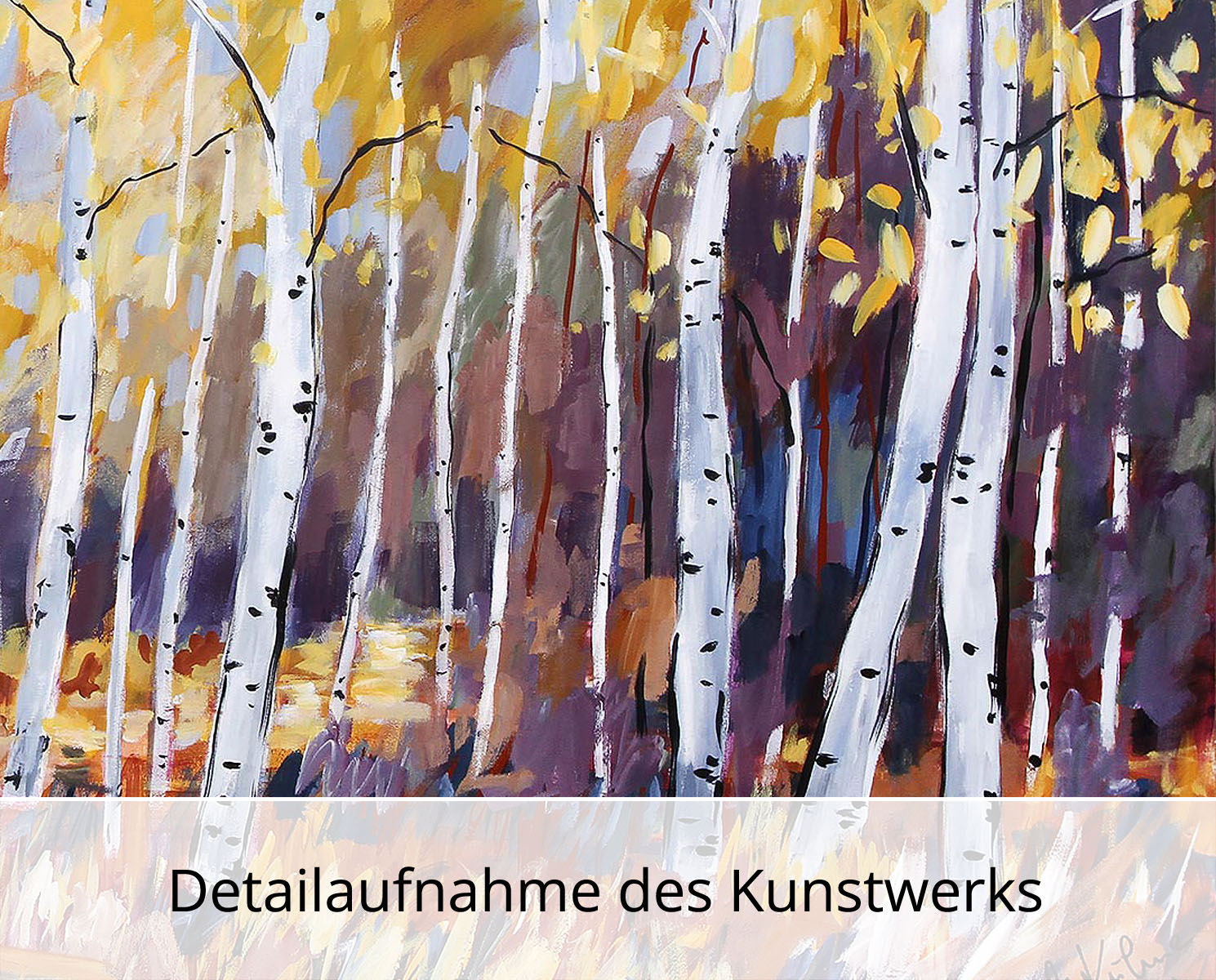 Limitierte Edition auf Papier, M. Kühne: "Herbstspaziergang", Fineartprint signiert, Nr. 2/150