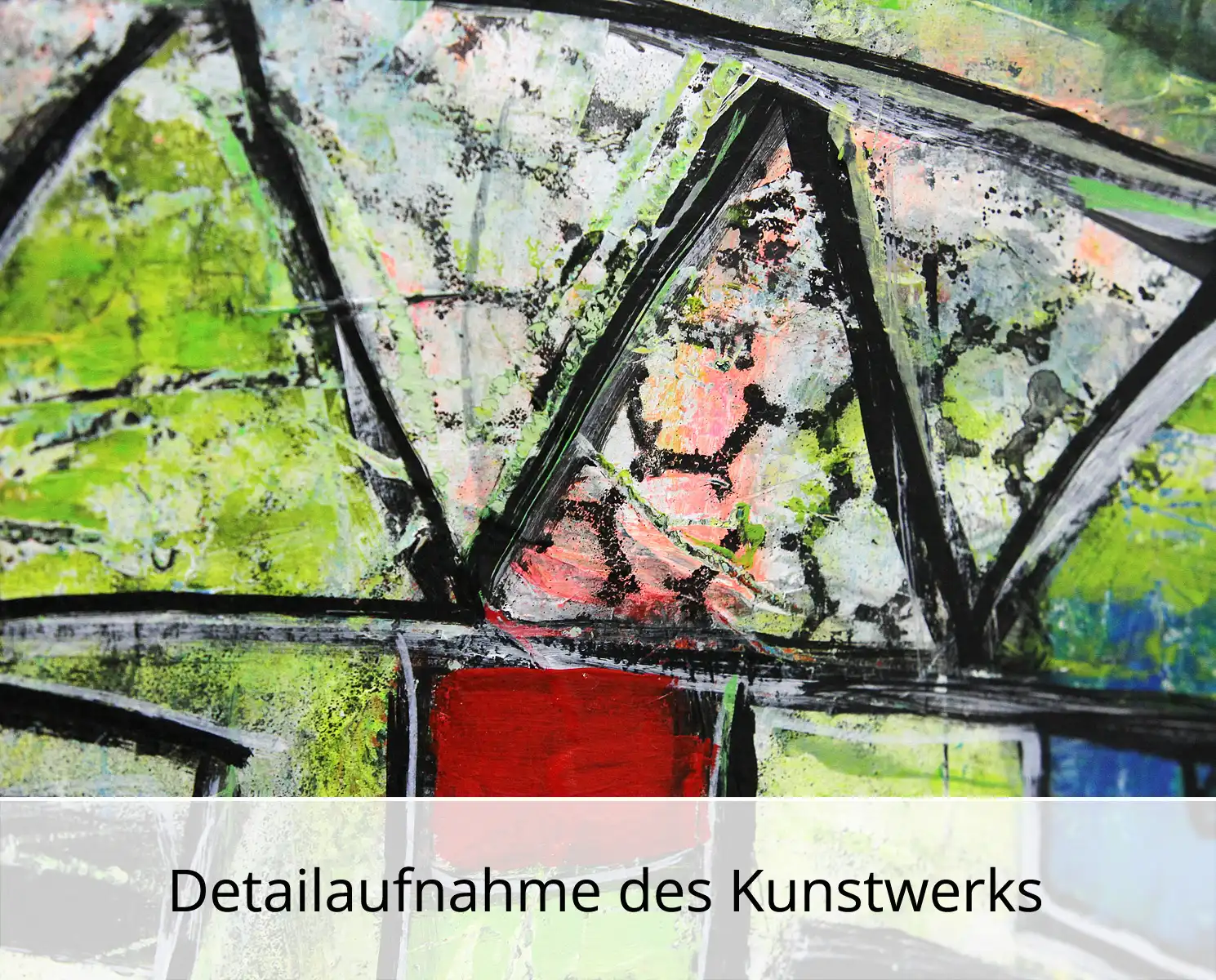 I. Schmidt: "Wenn die Stadt erzählt... Werk Nr. 11", zeitgenössische Grafik/Malerei, Original/Unikat