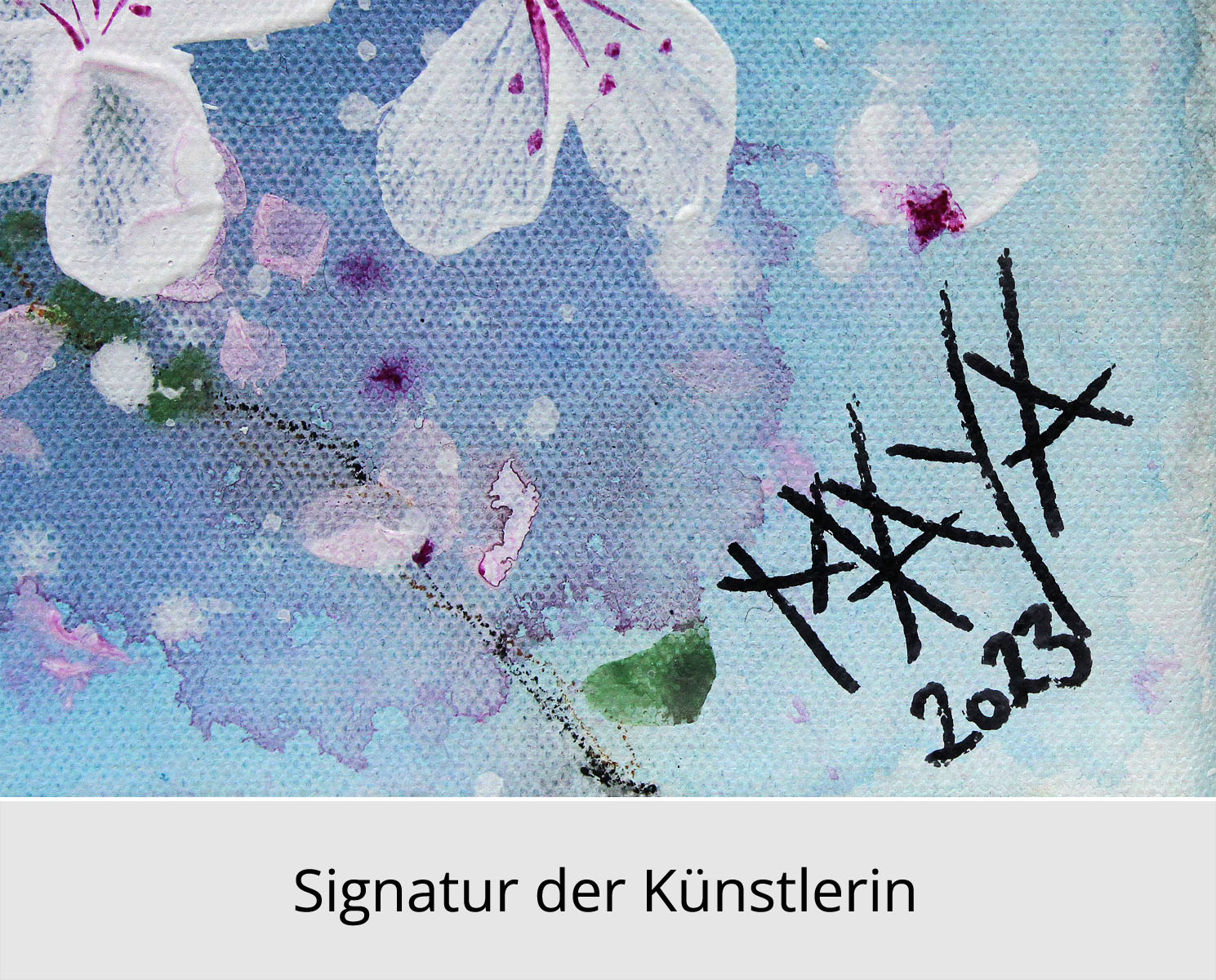 Maya: "Kleiner Frühling", Originale Acrylbilder (Unikat)