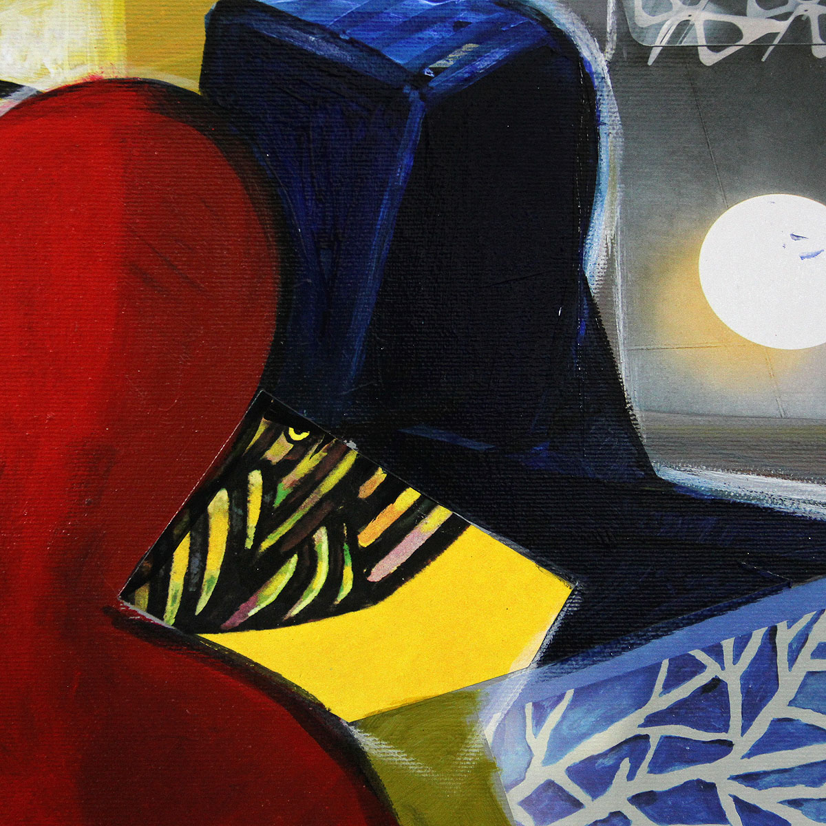 Moderne Kunst von K. Namazi: "Colourful Love", Originalgemälde (Unikat) (A)