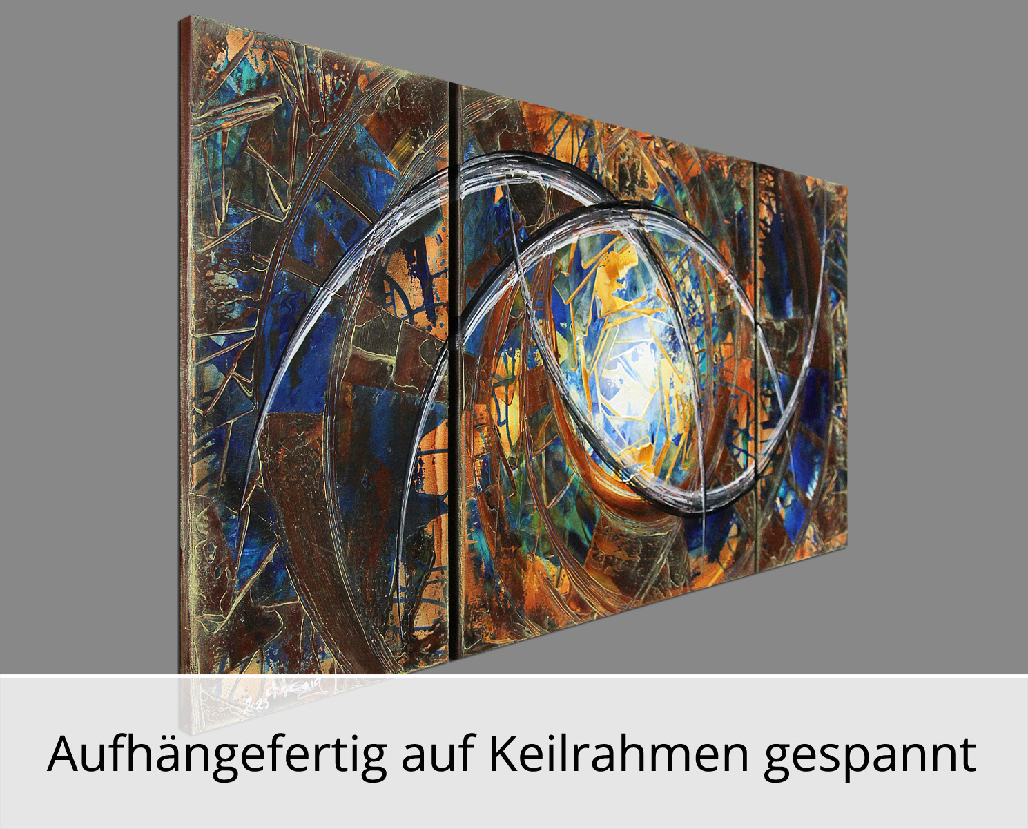 Mehrteilige Acrylbilder: New Colours, new Life III, R. König, Originalgemälde (Unikat)