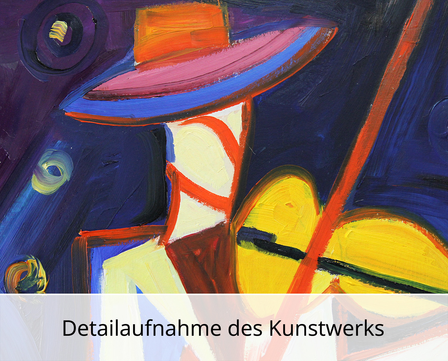 Zeitgenössische Acrylmalerei: Musikinspiration, M. Cieśla, Original/Unikat