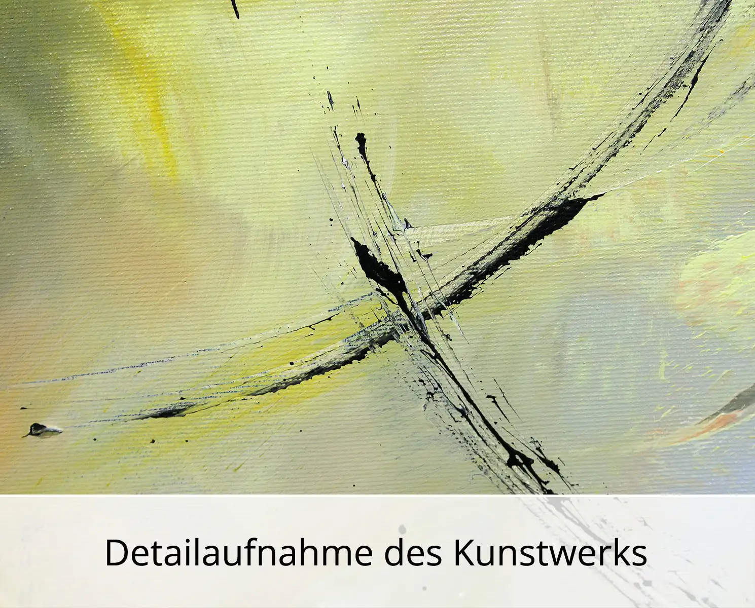 C. Middendorf: "Sonnenstrahlen I", abstraktes Originalgemälde (Unikat)