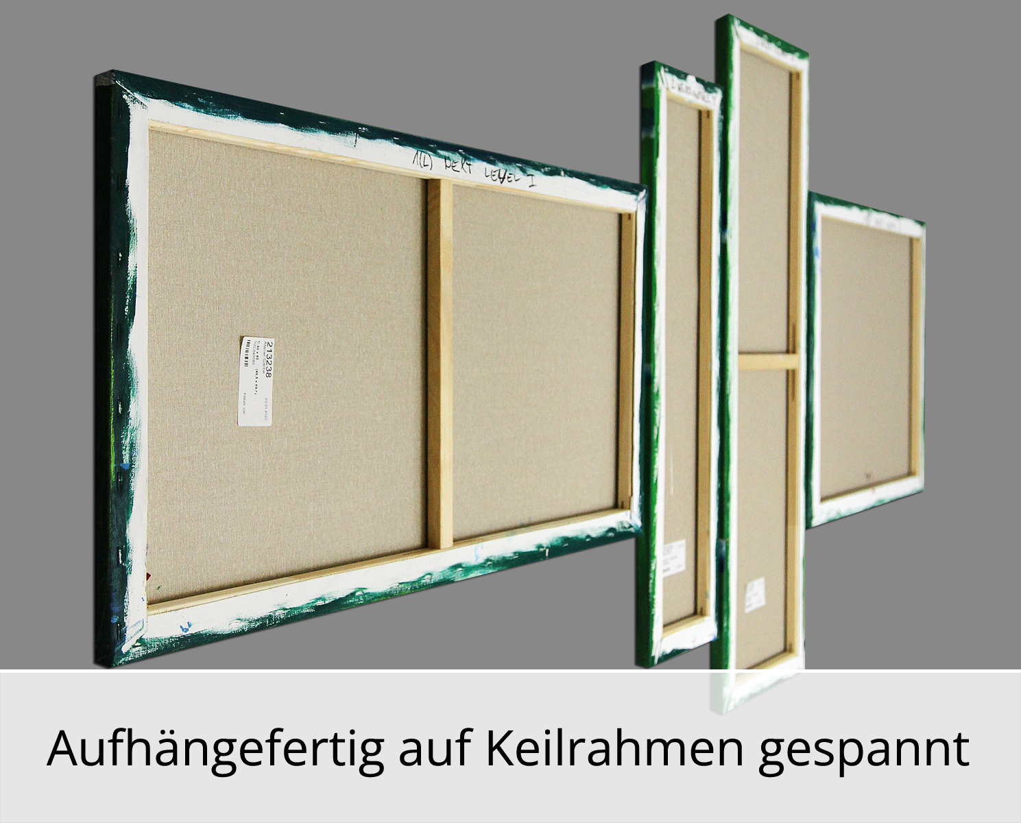 Mehrteilige Acrylbilder: Next Level I, R. König, Originalgemälde (Unikat)