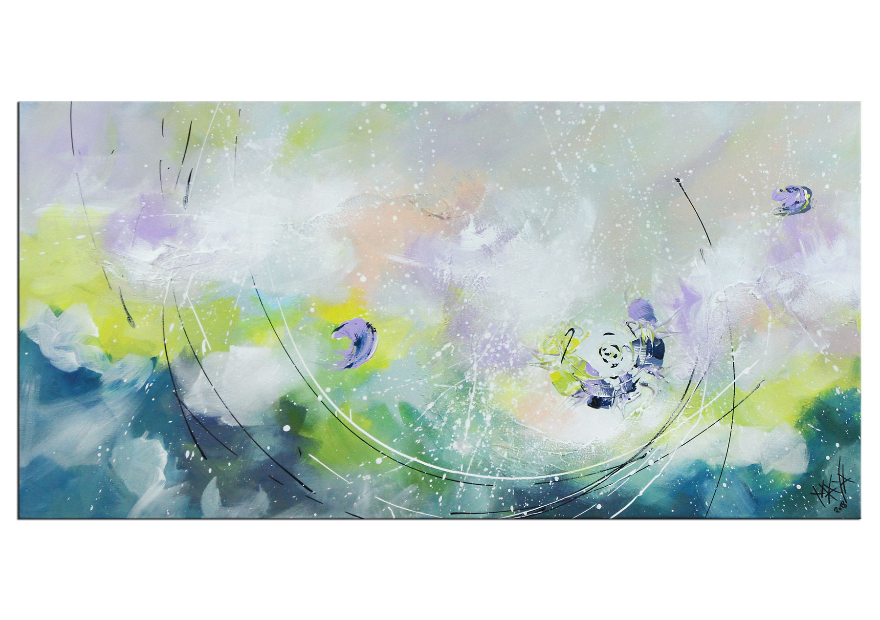 Gemälde abstrakt, Maya: "Summer Wind"
