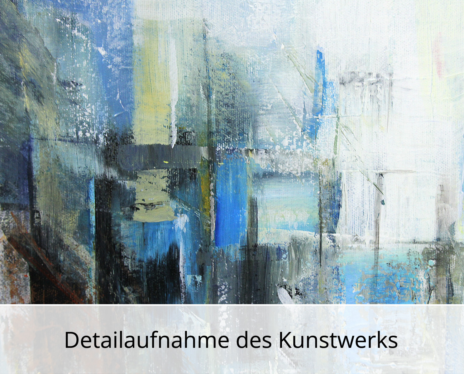 Acrylgemälde , K. Namazi: Fragmente von morgen II, (Original/Unikat)