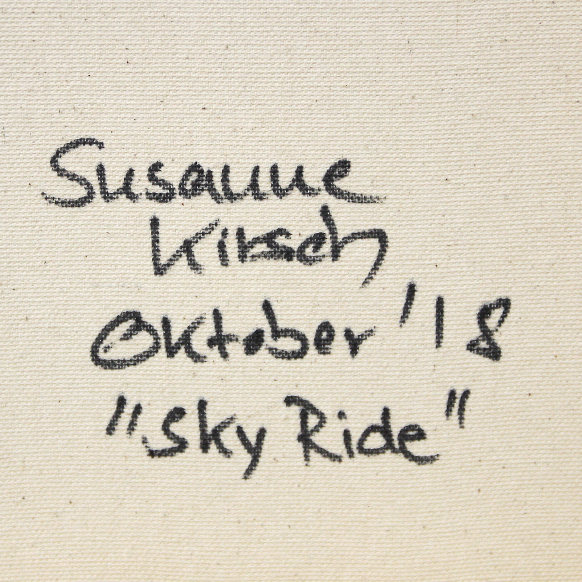 S. Kirsch: "Sky Ride", abstraktes Originalgemälde (Unikat) (A)