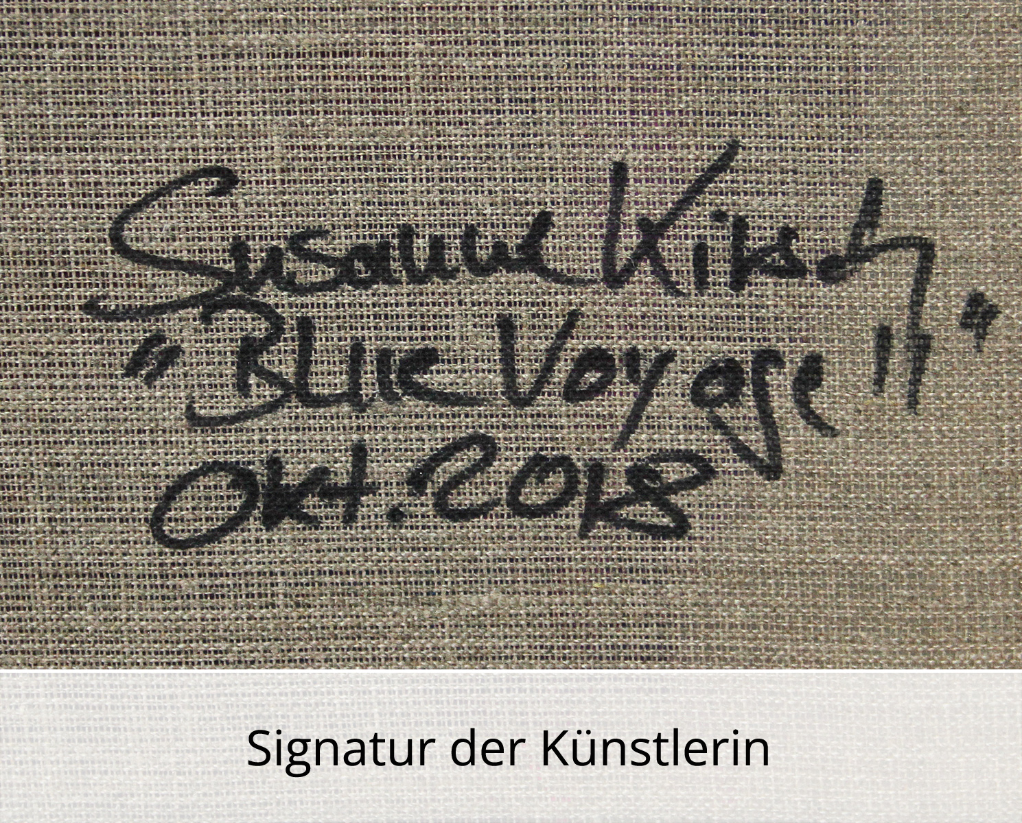 S. Kirsch: "Blue Voyage 2", Originalgemälde (Unikat)
