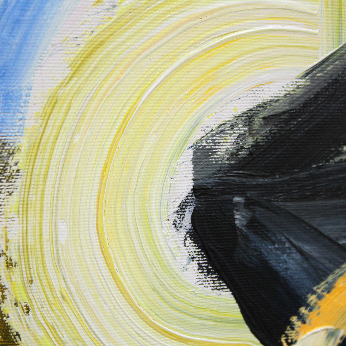 M. Cieśla: "Abstrakt von Musik inspiriert - Sonny Rollins", Expressionistisches Acrylgemälde, Origin