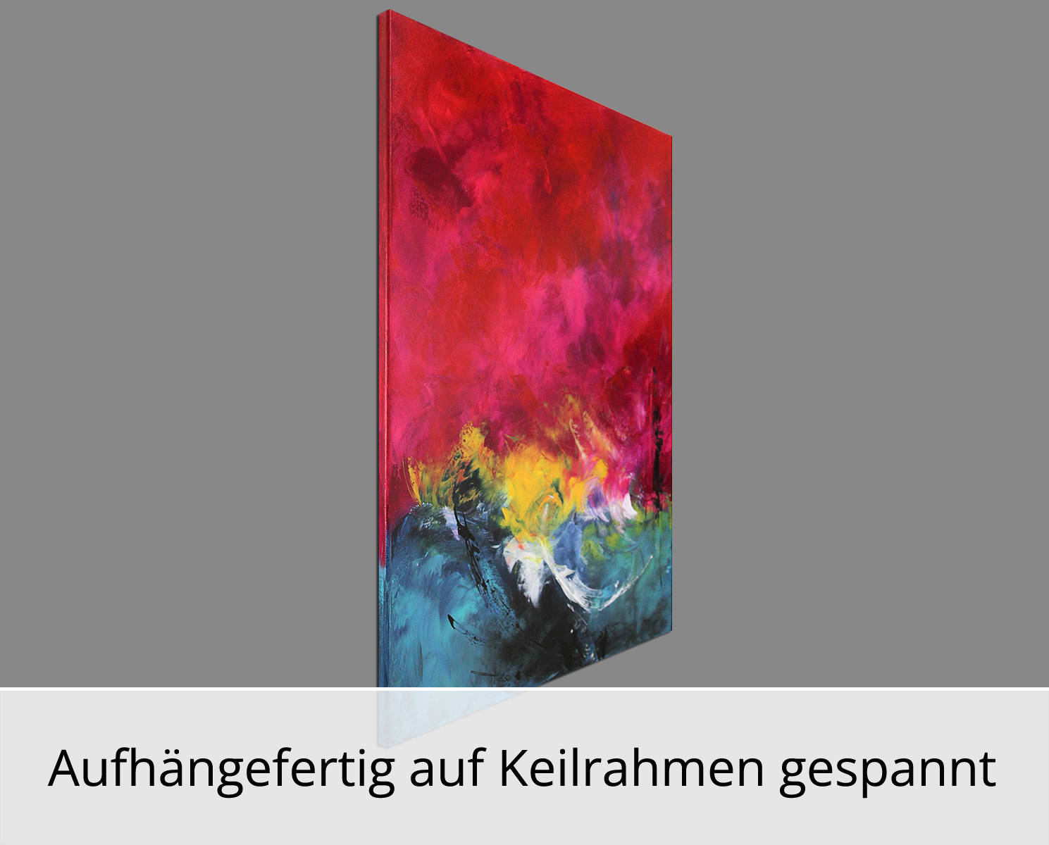 C. Middendorf: Flächenbrand VIII, abstraktes Originalgemälde (Unikat)