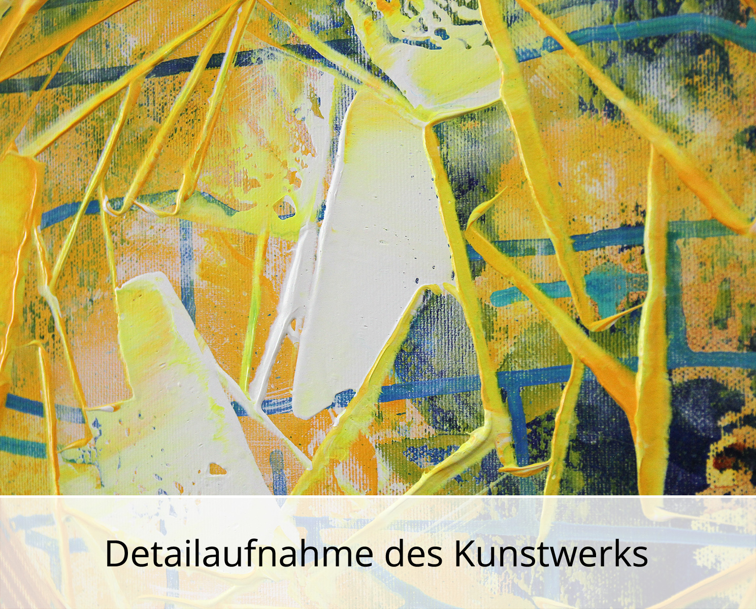 R. König: "Blue Pattern V", abstraktes Originalgemälde (Unikat)