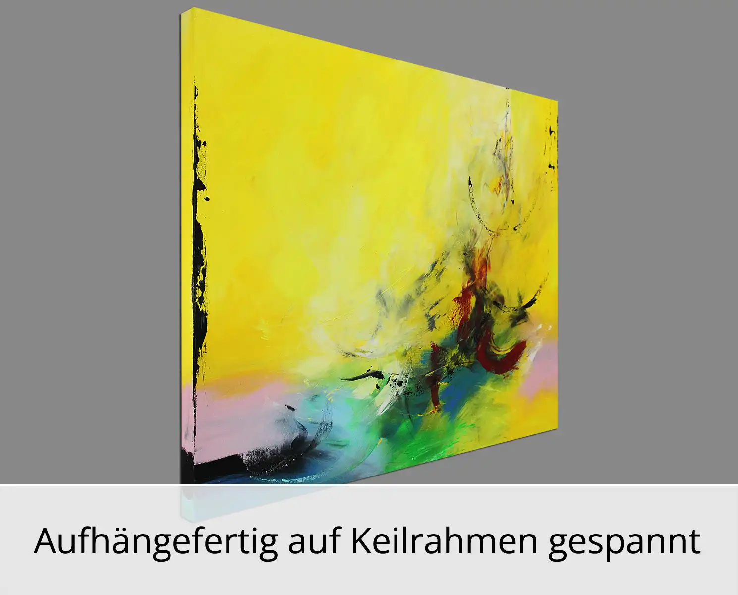 C. Middendorf: "Flächenbrand III", abstraktes Originalgemälde (Unikat)