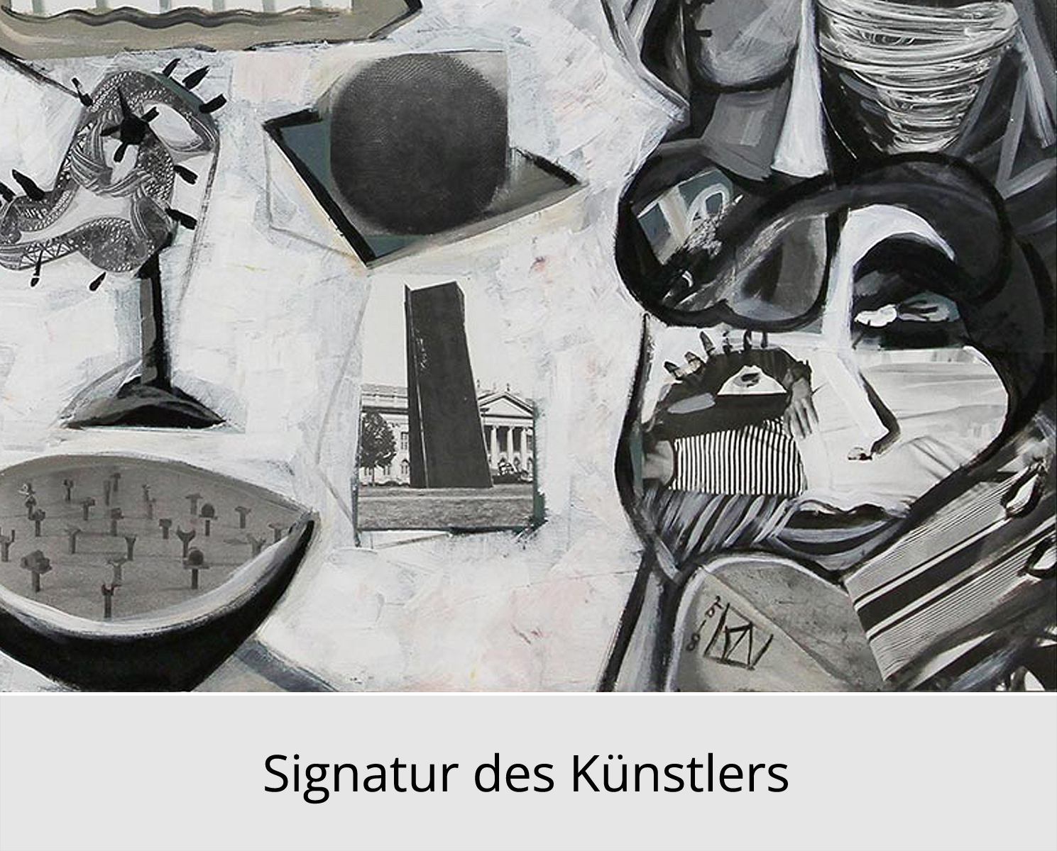 K. Namazi: "Kreatives Meeting", Edition, signierter Kunstdruck