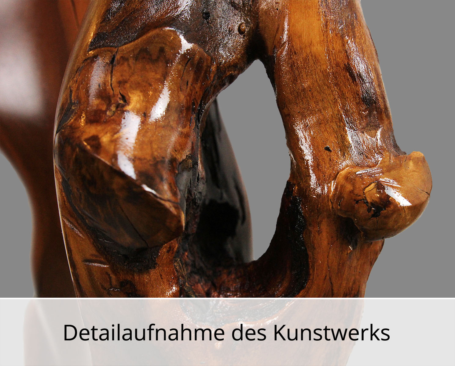 H.J. Gorenflo: "Abstract form (the little devilking)", moderne Skulptur, Original/Unikat