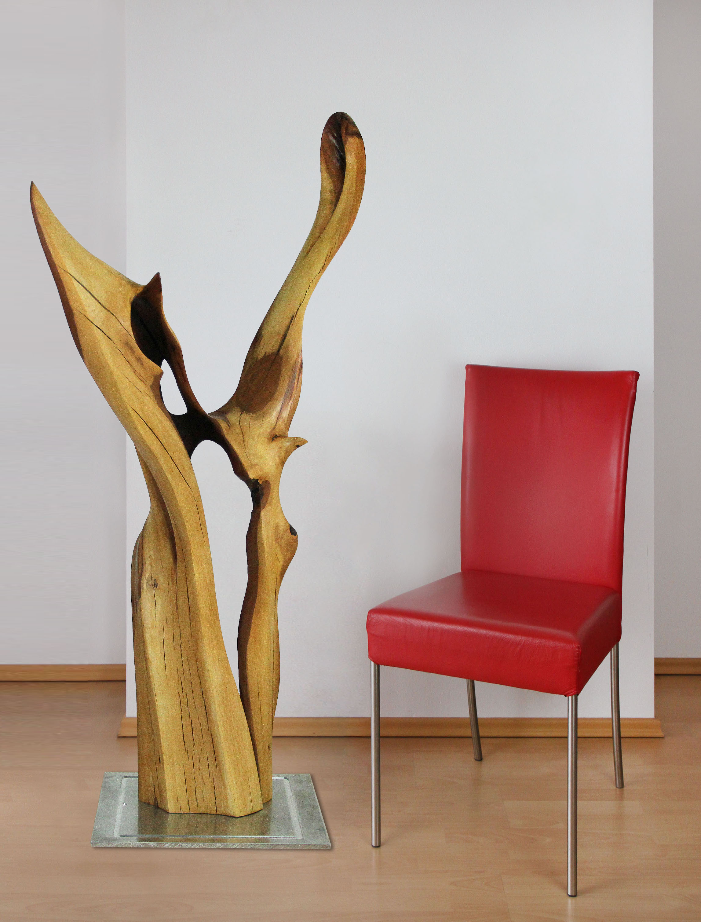 Moderne Skulptur,Hans-Jürgen Gorenflo: "Totem", Original (Unikat)  (A)