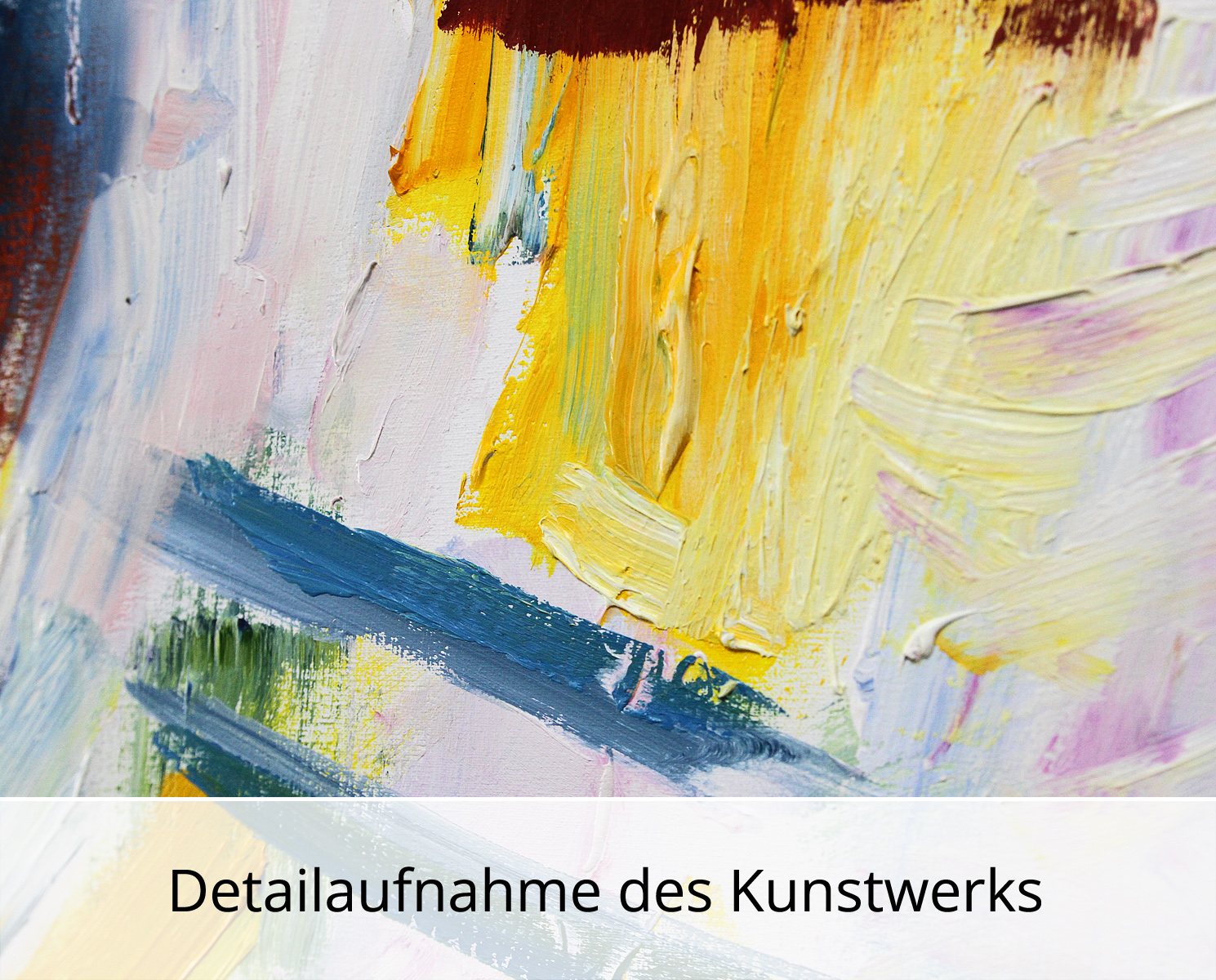 M. Cieśla: "Abstrakte Komposition 44", Original/Unikat, Expressionistisches Ölgemälde