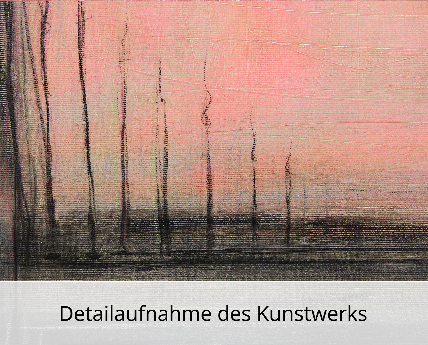 A. Freymuth: "Windstille", Acrylmalerei abstrakt, Originalgemälde (Unikat)