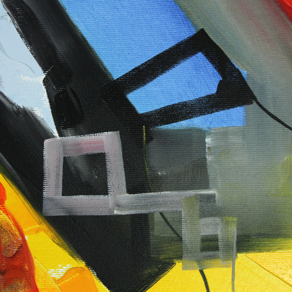 Moderne Ölbilder, B. Ossowski: "Colours Composition"