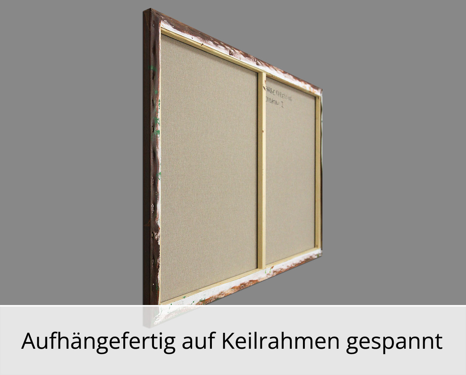 R. König: "Farbexpressive Oxidation I", abstraktes Originalgemälde (Unikat)