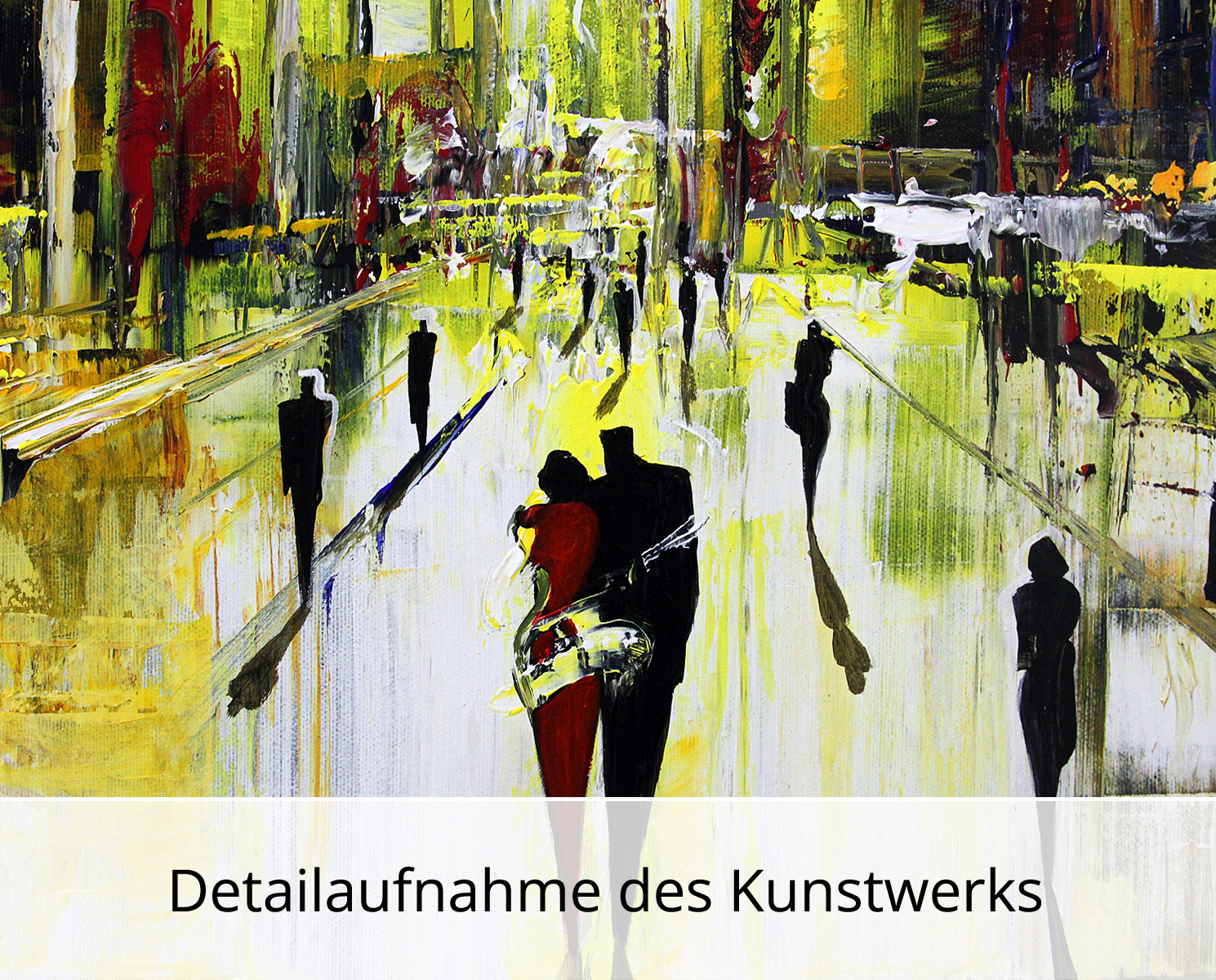 Acrylgemälde , K. Namazi: "Urbane Fokussierung II", (Original/Unikat)