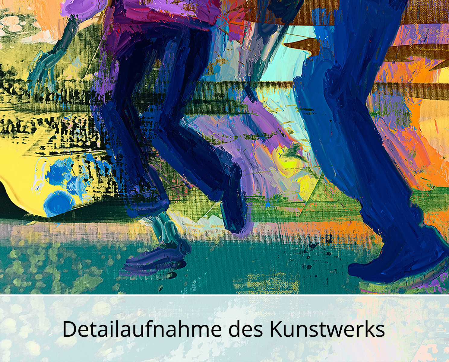H. Mühlbauer-Gardemin: "Dancing", Moderne Pop Art, Original/serielles Unikat