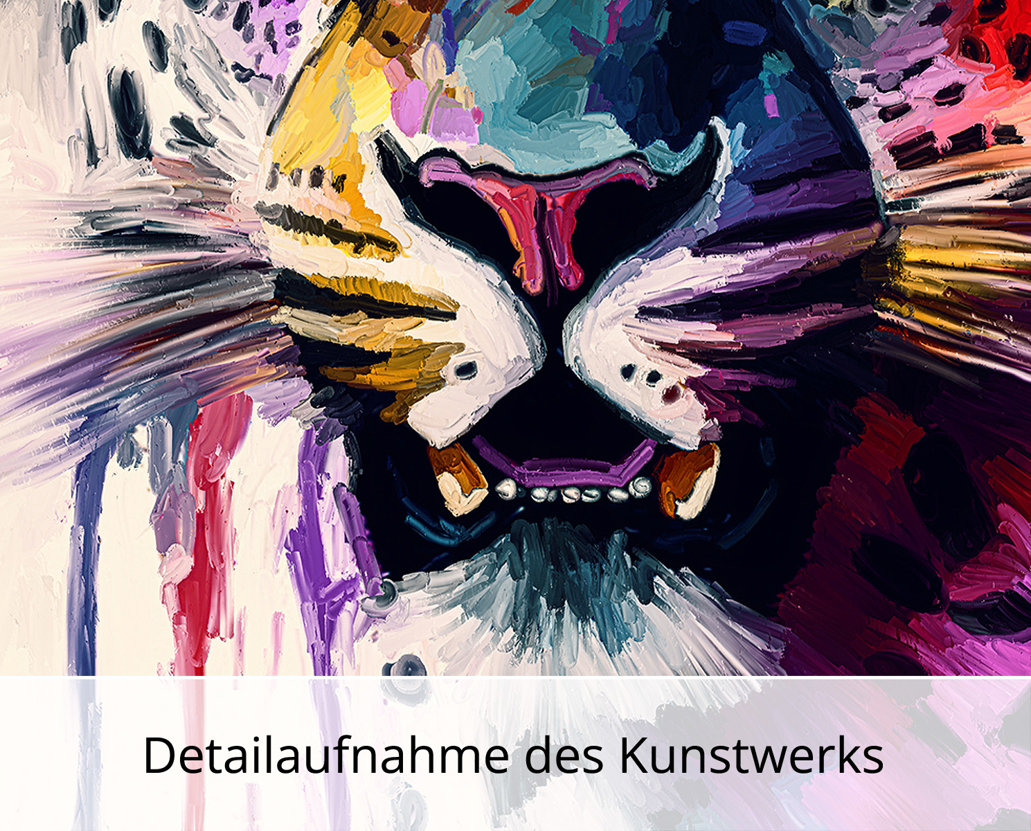 Moderne Pop Art: "Leopard", H. Mühlbauer-Gardemin, Original/serielles Unikat